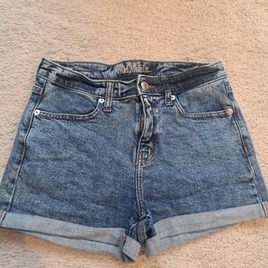 Wild Fable Women's Blue Denim Shorts